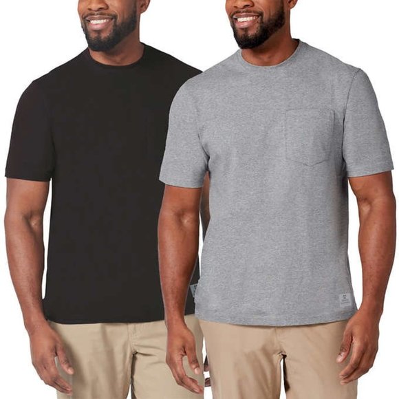 Rugged Elements Men's Gray and Black 2-pack Tee Size 3XL - Picture 1 of 2